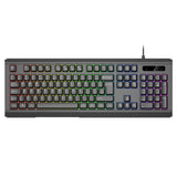 VIDA GAMER BLK 4IN1 USB KB MS HS KIT keyboard Mouse included Gaming QWERTY UK English Black