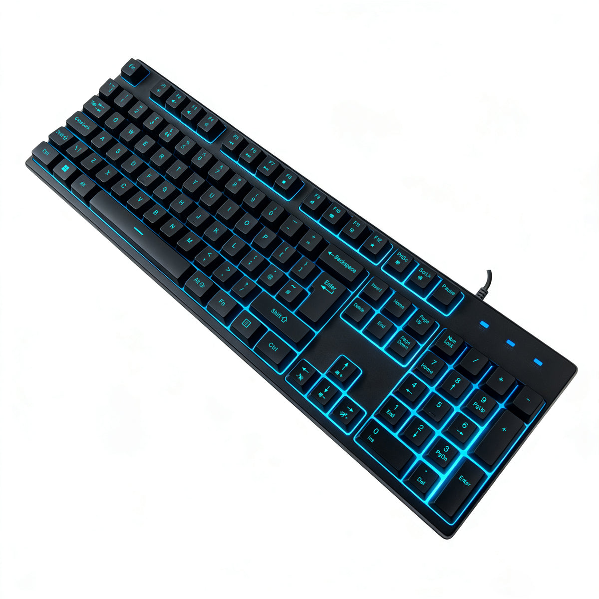VIDA REBEL 2IN1 BLACK USB DESK KIT keyboard Mouse included Gaming QWERTY UK English