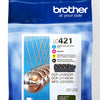 Brother LC-421VAL PagePack 4 pc(s) Original Standard Yield Black, Cyan, Magenta, Yellow