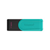 Kingston DataTraveler Exodia S DTXS/128GB USB Flash Drive, 128GB, USB 3.2, Black/Green, Swivel Cap Design