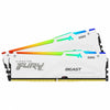 Kingston FURY Beast KF560C36BWEAK2-64 64GB (2x 32GB) DIMM System Memory, 6000MHz, DDR5, CL36, White, RGB, Intel XMP, AMD EXPO